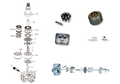 Роторная группа Rexroth A6VM160/172/200/250/355/500