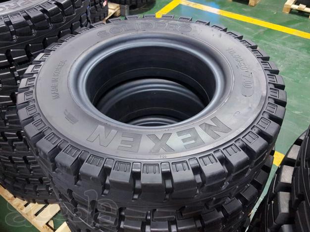 Цельнолитые шины с дисками на экскаватор Doosan DX210WA